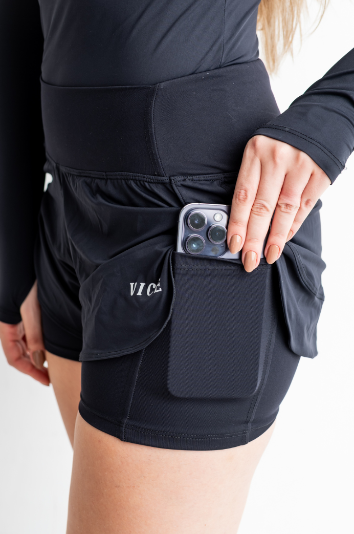 Short Ultra Run - Preto