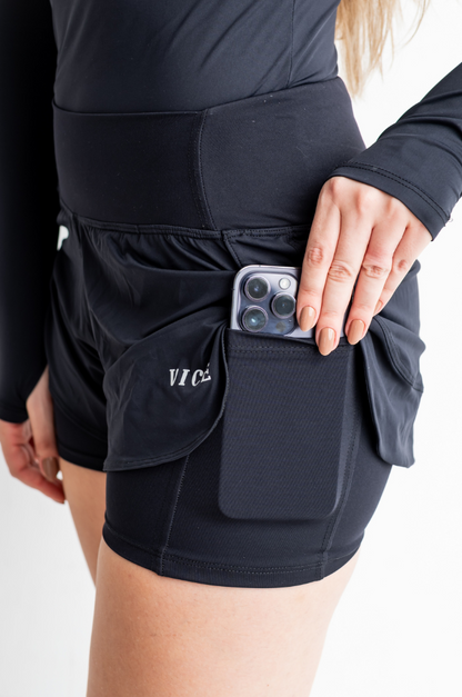 Short Ultra Run - Preto