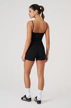 Macaquinho Fitness Vice Poliamida Elastic - Preto