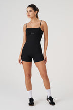 Macaquinho Fitness Vice Poliamida Elastic - Preto