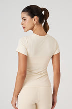 Blusa Vice Ultra UV+ Termic Manga Curta - Marfim