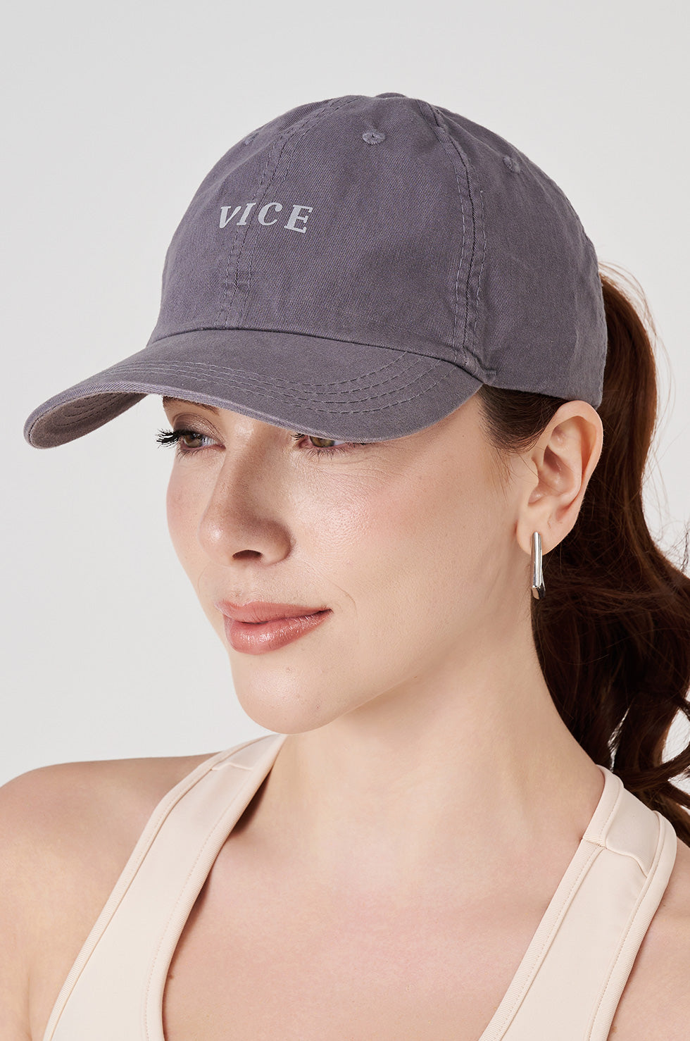 Boné Ajustável Vice Fitness - Cinza Grafite