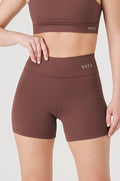 Shorts Fitness Vice Poliamida Elastic - Coffee