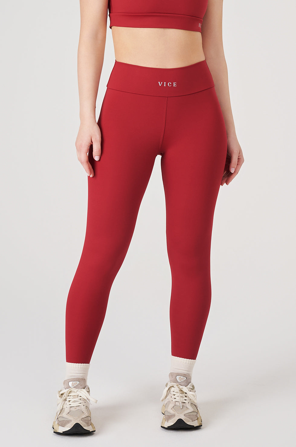 Calça Legging Vice Poliamida Elastic - Cherry