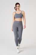 Conjunto Top e Legging Vice Poliamida Elastic - Cinza