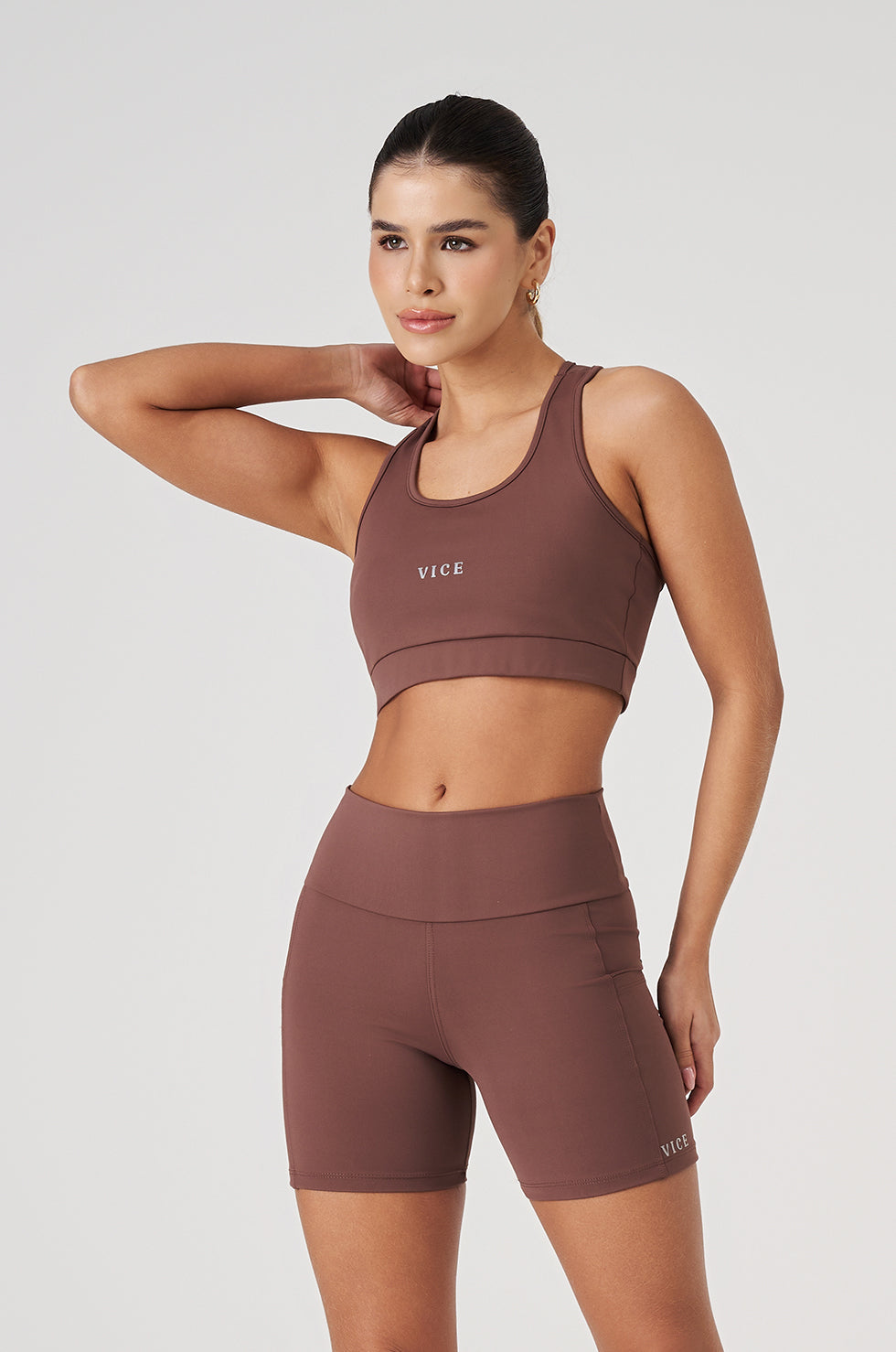 Top e Shorts Vice Pro - Coffee