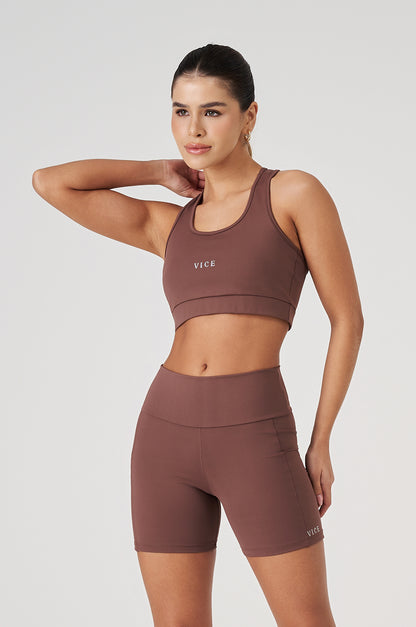 Top e Shorts Vice Pro - Coffee