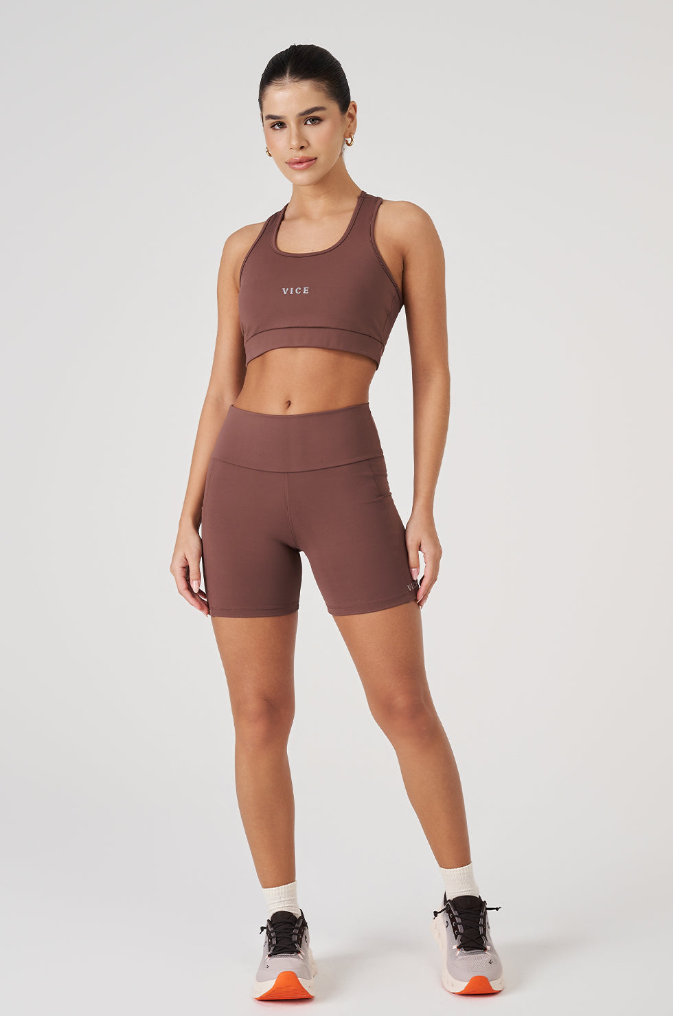 Top e Shorts Vice Pro - Coffee