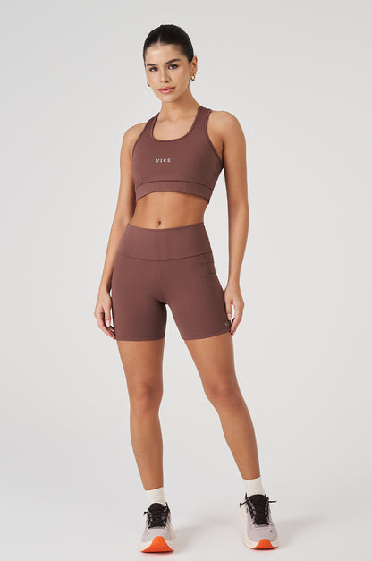 Top e Shorts Vice Pro - Coffee