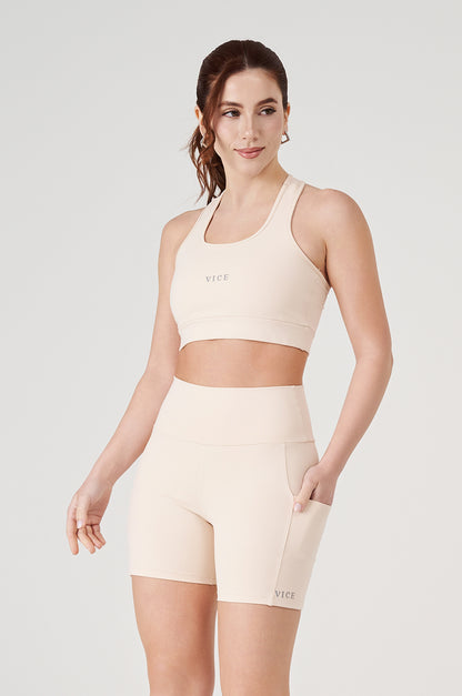 Top e Shorts Vice Pro - Marfim