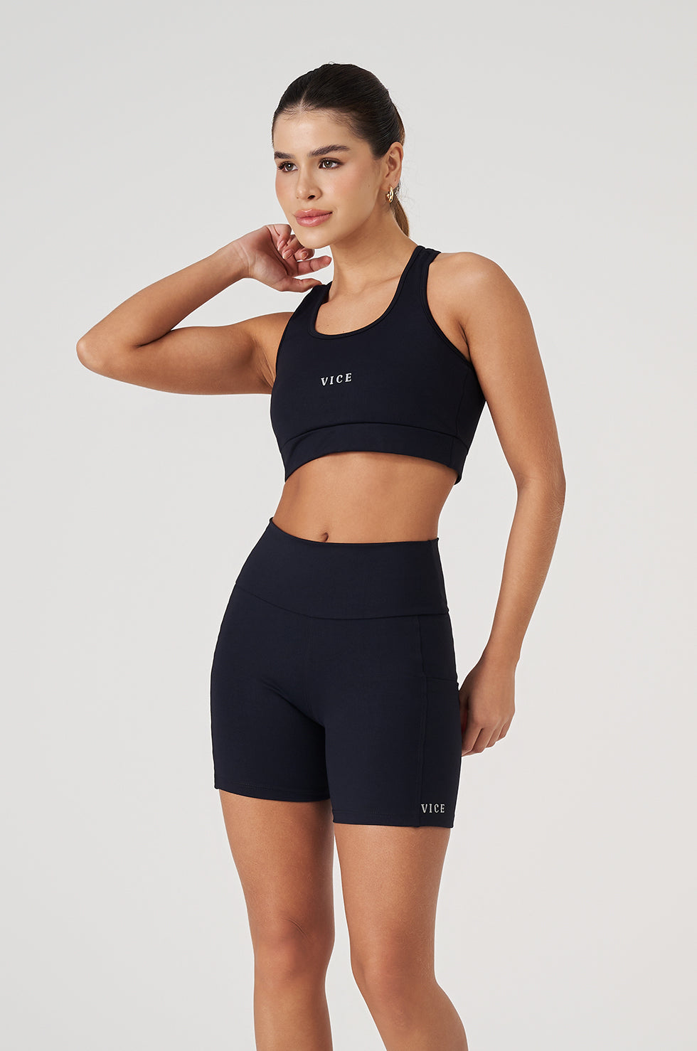 Top e Shorts Vice Pro - Preto