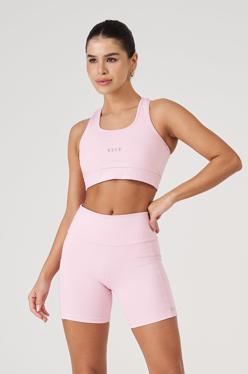 Top e Shorts Vice Pro - Rosa Blush