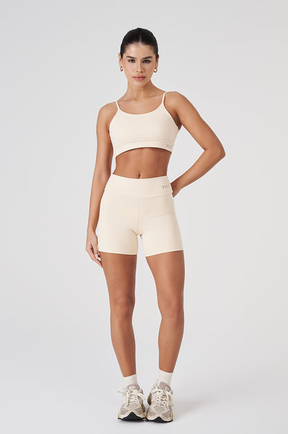 Shorts Fitness Vice Poliamida Elastic - Marfim