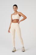 Conjunto Top e Calça Vice Poliamida Elastic - Marfim