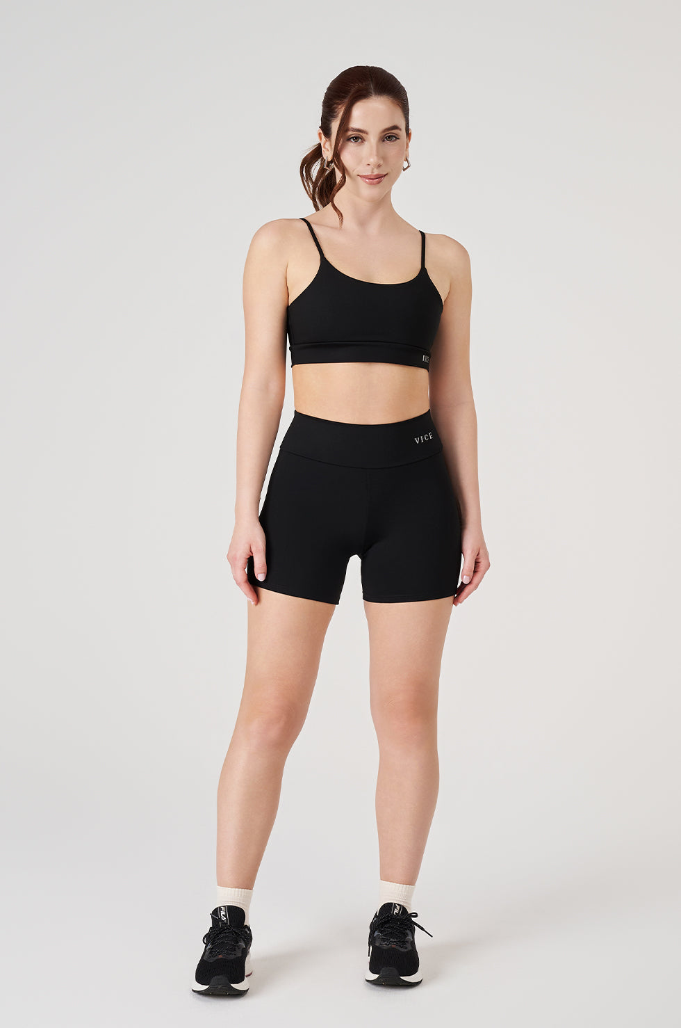 Shorts Fitness Vice Poliamida Elastic - Preto