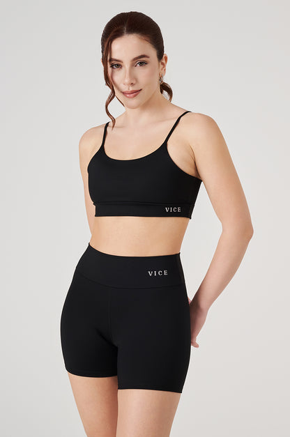 Shorts Fitness Vice Poliamida Elastic - Preto