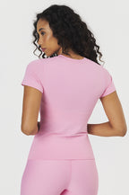 Blusa Vice Ultra UV+ Termic Manga Curta - Rosa