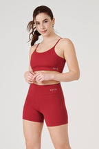 Conjunto Top e Shorts Vice Poliamida Elastic - Cherry