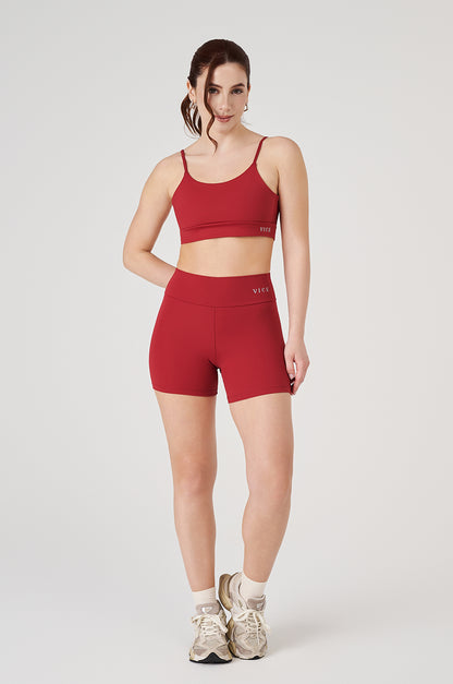 Shorts Fitness Vice Poliamida Elastic - Cherry