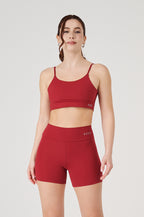 Conjunto Top e Shorts Vice Poliamida Elastic - Cherry